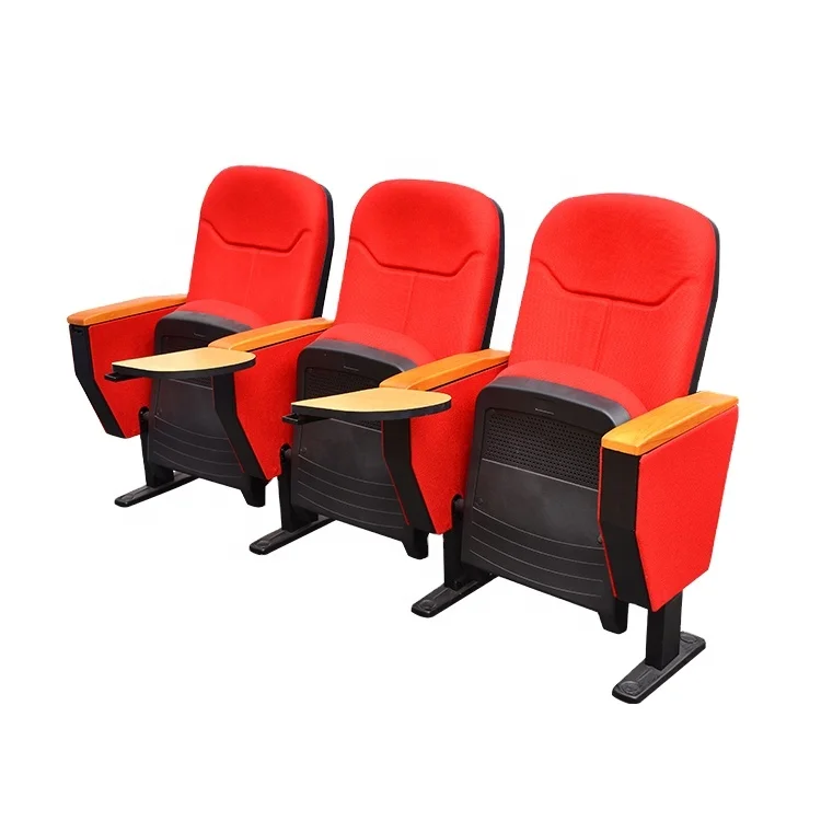 Auditorium chairs with writing wooden pad,auditorium lecture hall seating chairs,auditorium seating chair with writing tablet