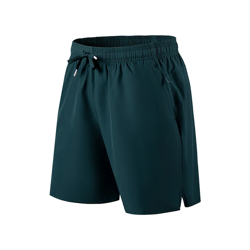 Sports Custom Logo Breathable Fitness Athletic Side Slit Quick Dry Shorts Gym Running Drawstring With Pockets Shorts For Men
