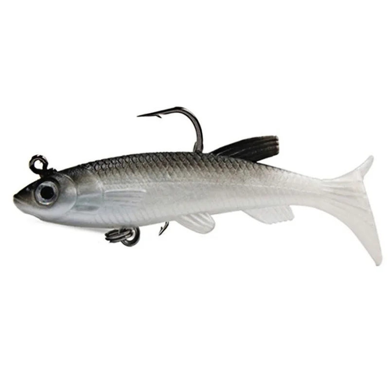 Best Fishing Lures  Jointed minnow Wobblers ABS Body with Soft Tail Swim Baits soft lure for pike and bass