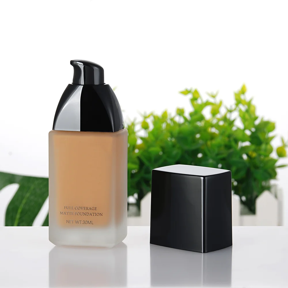 Full Coverage Matte Foundation Makeup Liquid Private Label Foundation Matte Waterproof Liquid Foundation