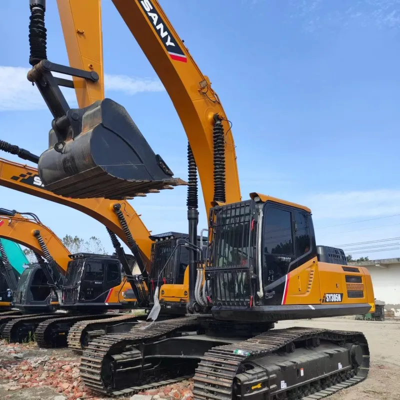 SY305H Sany crawler escavadora CE 30ton hydraulic digger China made heavy shovel with Isuzu engine SY 305 PC300 ZX300 330D