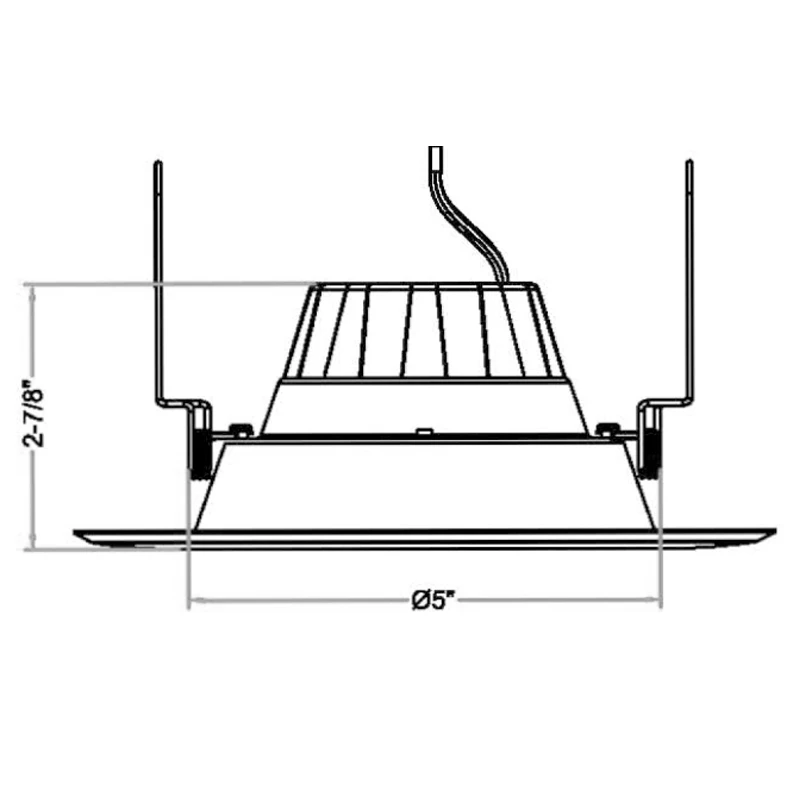 
6inch 1200lm 14w triac dimmable downlight ceiling surface mounted recessed led light 