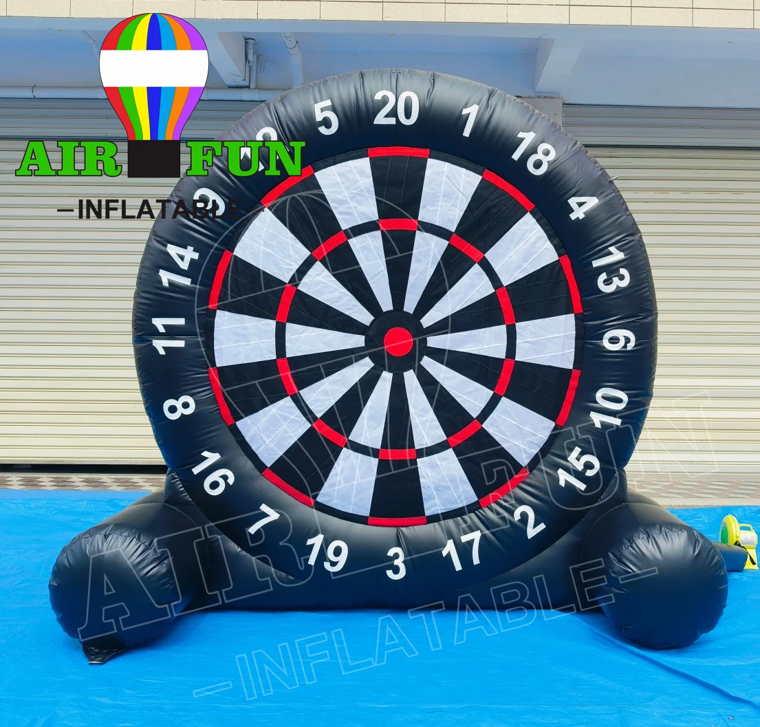 Airfun коммерческое использование гигантские надувные ударные дартс футбольный мяч настольная игра футбольные Дартс для развлечений на заднем дворе