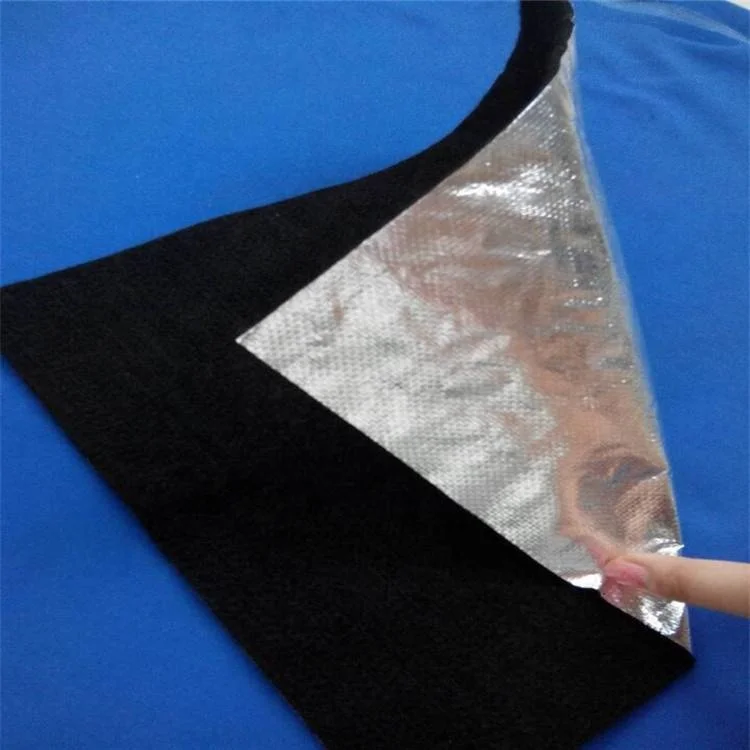 customized needle-punched carbon felt high temperature resistant with aluminum Renewable and environmentally for PPE