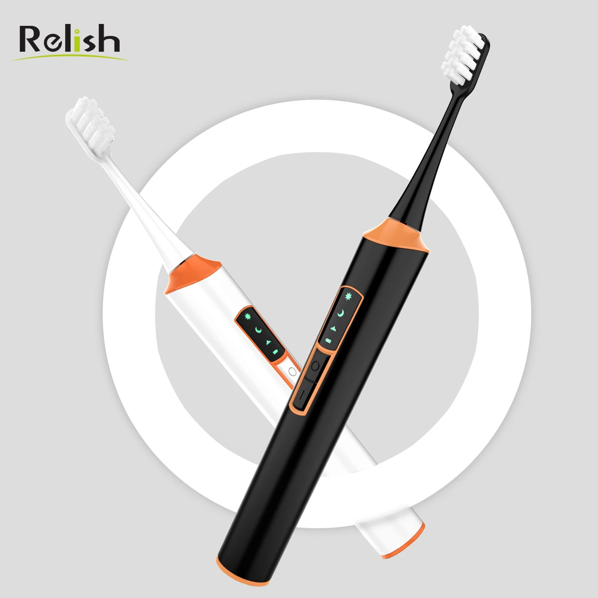 wholesale rechargeable sonic tooth brush manufacturing oem electric toothbrush pressure sensor lcd display
