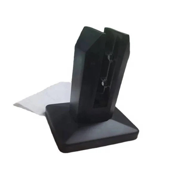 small banister glass holder 304 or 316 choice 160mm height black painting project usage beach special usage