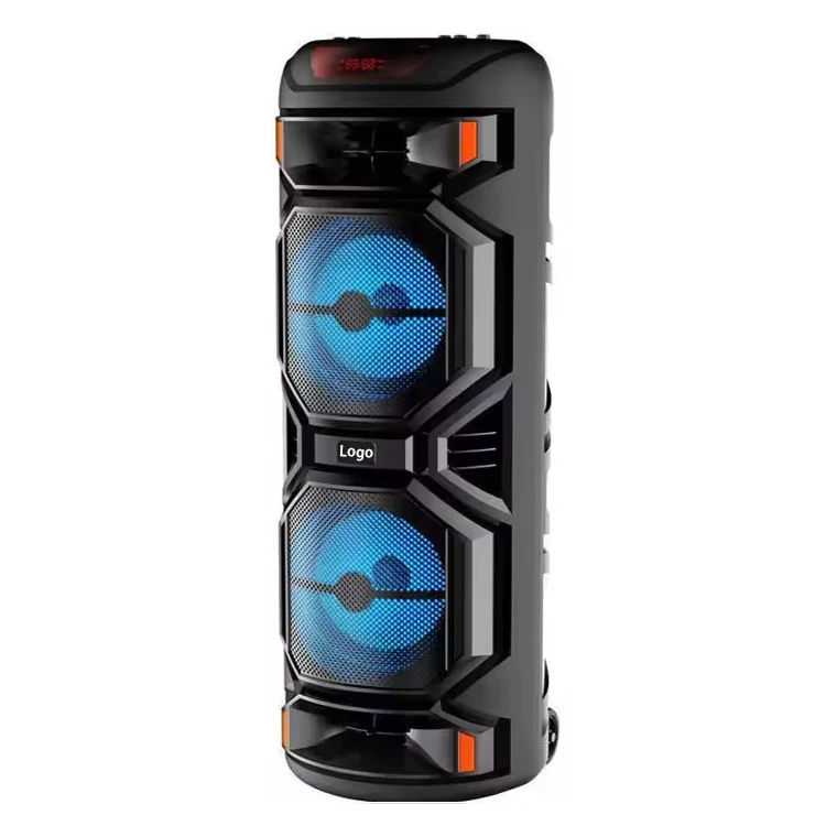 SZ-8826 Cheap price party dual 8 inches karaoke speaker with flash lights