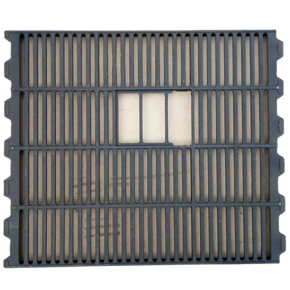 600*600mm black cast iron floor Cast Iron Floor For Pig Ductile Cast iron Slat pig flooring