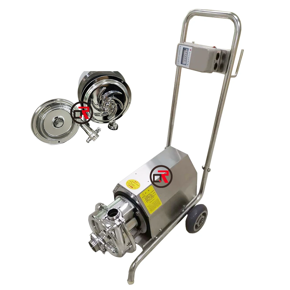 Food grade stainless steel ss316l sanitary complete high pressurse impeller pump
