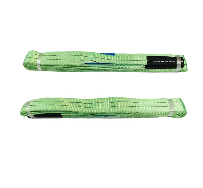 Soft webbing lifting sling production line 2t x 3 m polyester sling belt hoist lift cargo