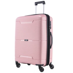 20 inches Hard-shell Trolley Bag with expandable and front opening convenient Luggage