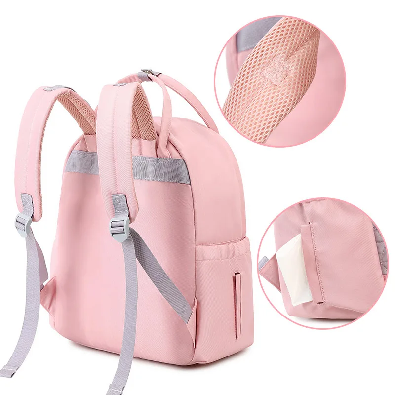 Large capacity mummy travel nappy baby bags set backpack baby diaper bag