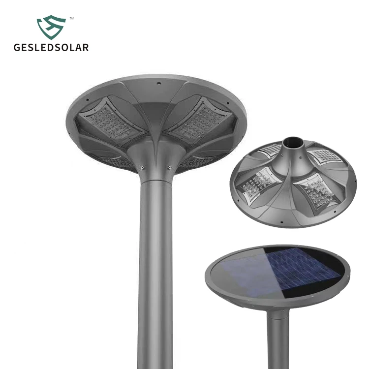 IP66 smart solar street lights 40W all in one UFO solar lights outdoor garden