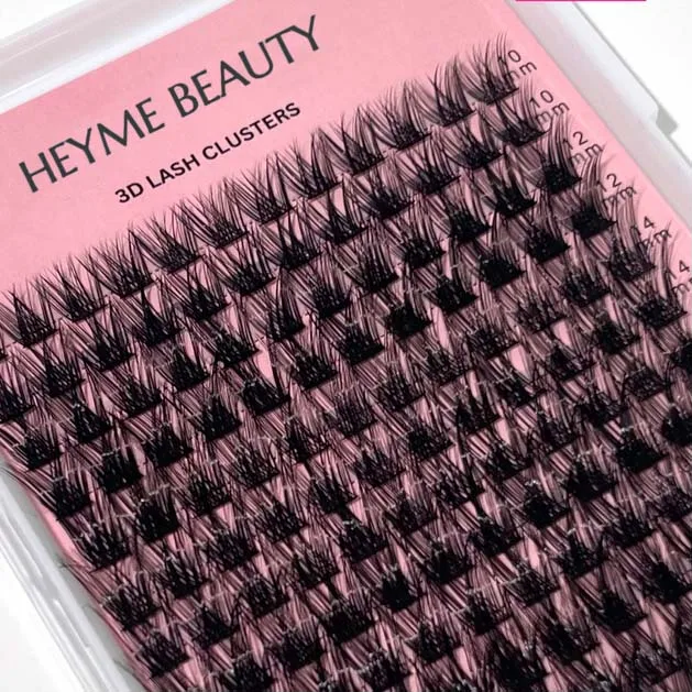 250 Pc Fluffy Lash Clusters Wholesale Fluffy Lash Clusters Private Label 10-20Mm Pre Cut Diy Mink Lashes Clusters Wholesale