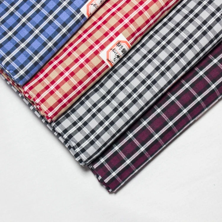 2023 New design 100 % cotton Yarn Dyed Plaid Flannel Fabric for shirt and pajama