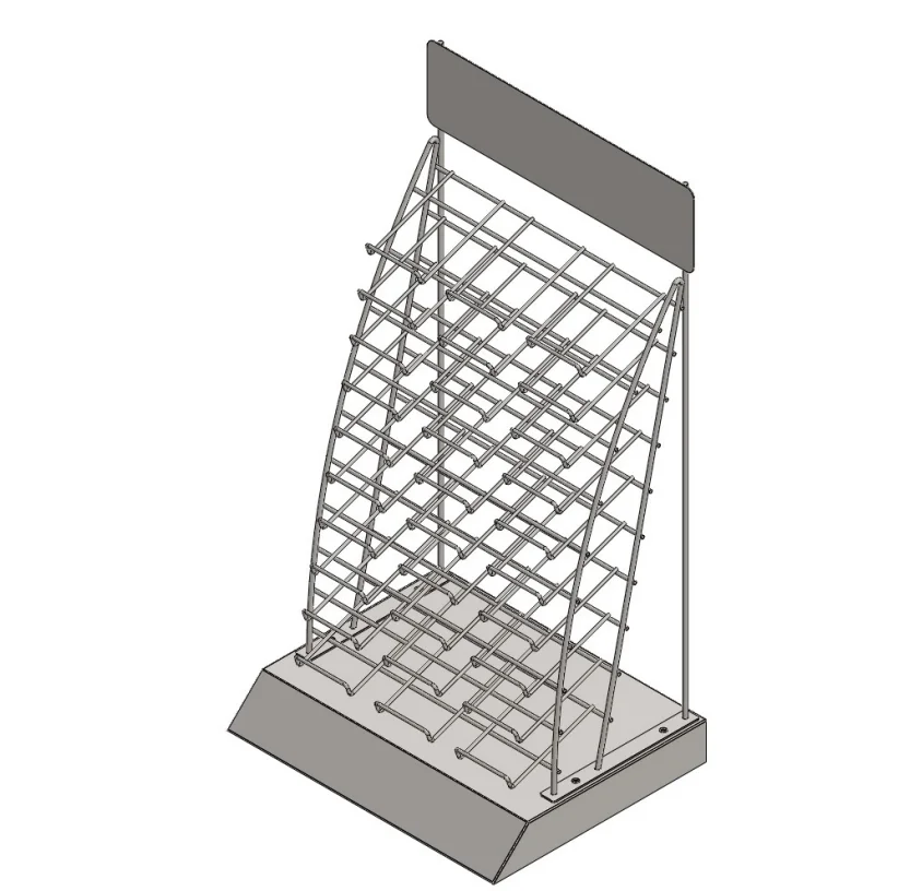 Tile Sample Display Rack Stone ceramic tile display stand for tiles used