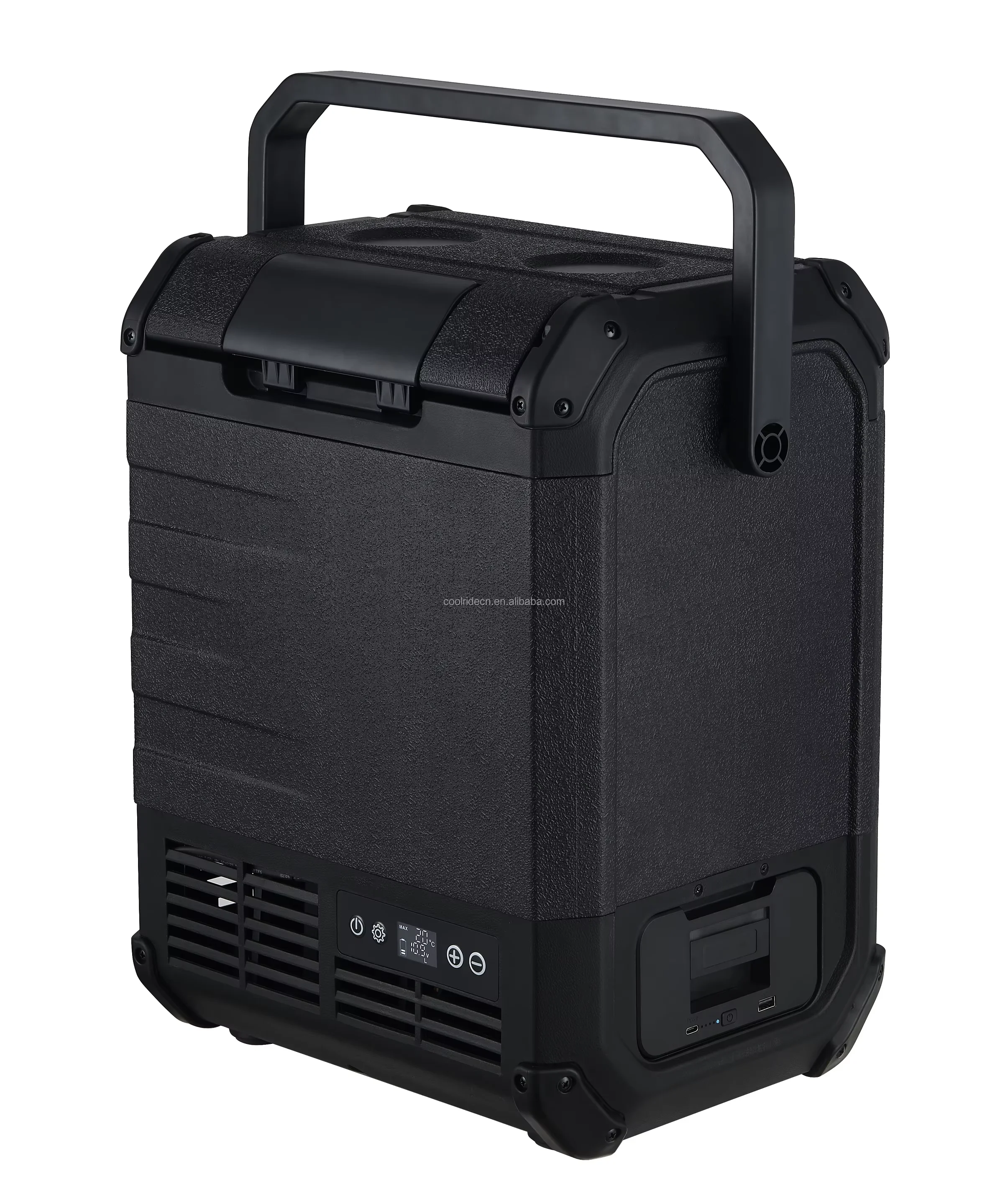 Factory Direct Sale Solar Car Mini Fridge 10L 12V and Portable Mini Compressor Fridge Freezer Refrigerator For Camping