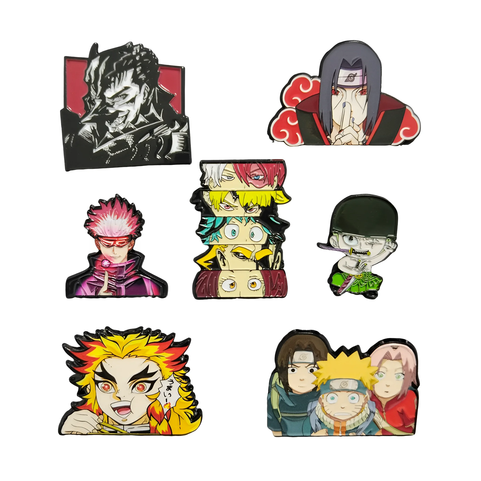 Hot Anime pins Custom Enamel Lapel Pin Soft and Hard Badge Enamel pins