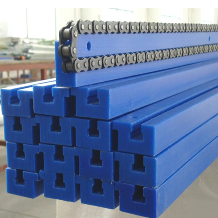 plastic high wear resistance steel galvanized UHMWPE roller chain guide