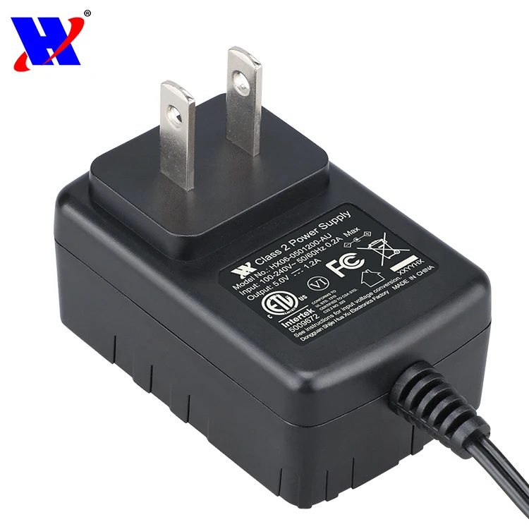 Hot Selling US 5V 1.2A 6W AC DC Switching Power Supply 5V0.5A 5V0.6A 5V 1.2A 12V 0.5A Portable Wall Charger Power Adapter