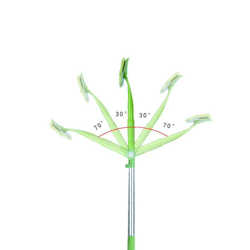 Extendable Handle Window Squeegee Cleaner Multifunctional Brusher with Double Sidesfor window