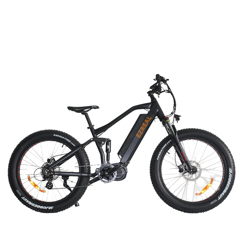 Электрический гибридный велосипед EZREAL BAFANG M620 750 Вт горный электровелосипед с рамой из алюминиевого сплава 48 В и литиевым приводом 17 5 А/ч
