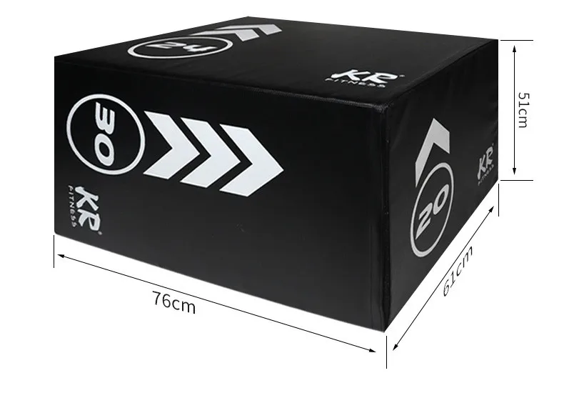 3 in 1 Soft PVC Plyometric Gym Fitness Jump Box for Jump Training