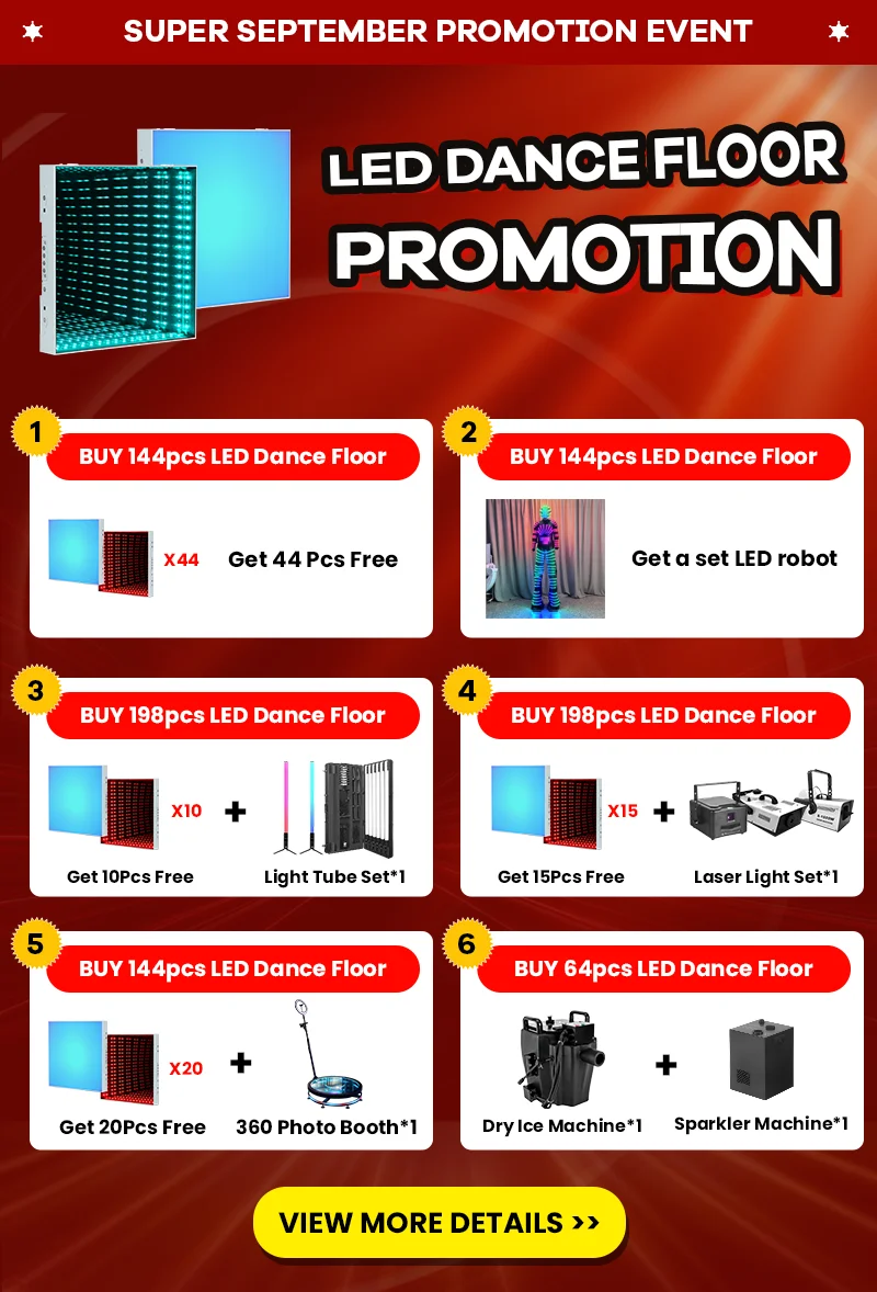 good quality mobile light 4d full color digital dance floor 2024 outdoor pista de baile de le