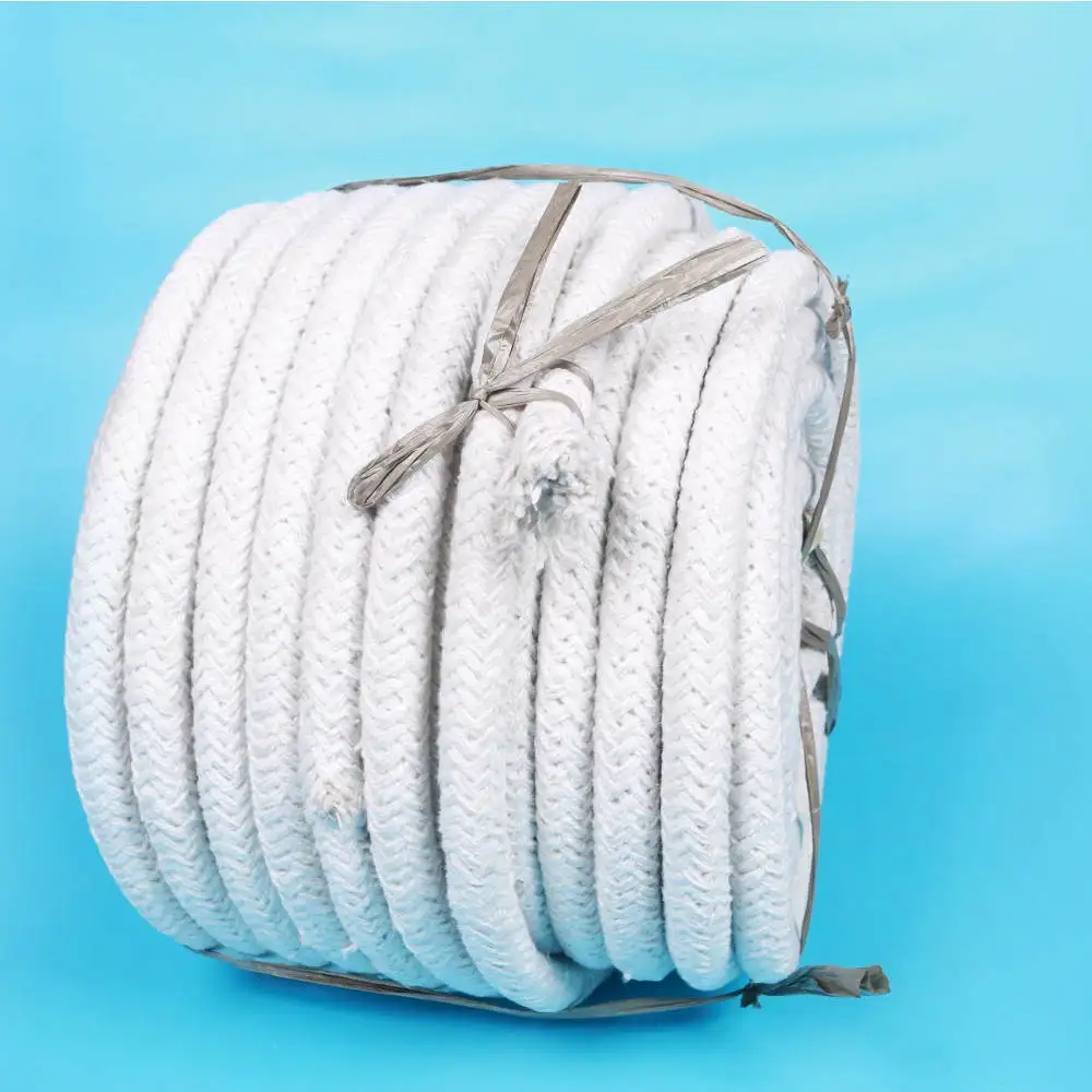1260 Round Square Twisted Braided Refractory Ceramic Fiber Rope