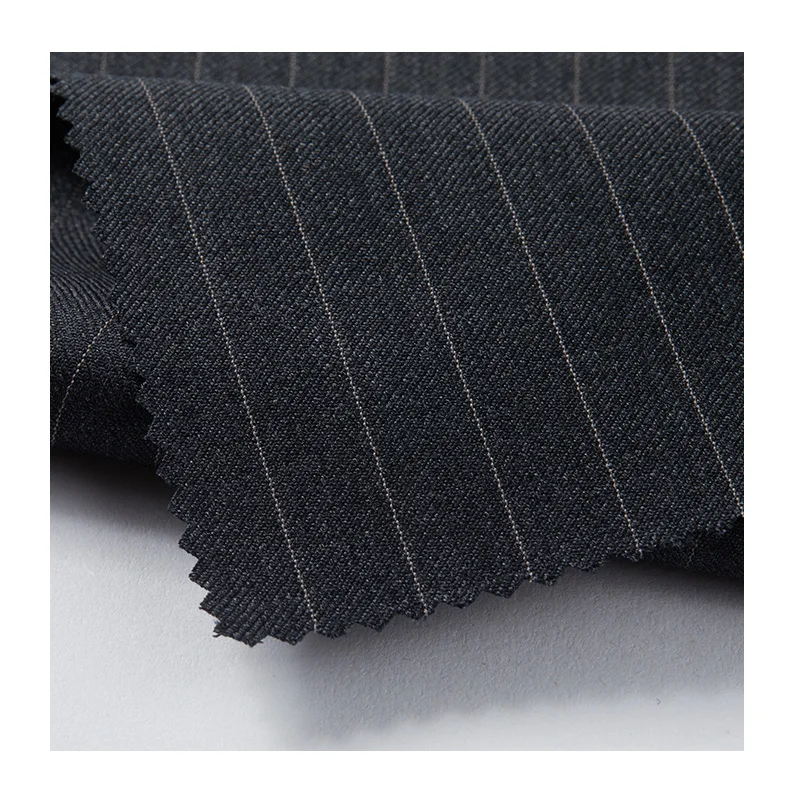 Advanced wool fabric for cashmere fabric stripe fabric export for suits&dress