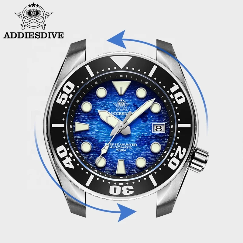 2021 роскошные мужские спортивные часы SY Diver из нержавеющей стали, автоматические механические часы