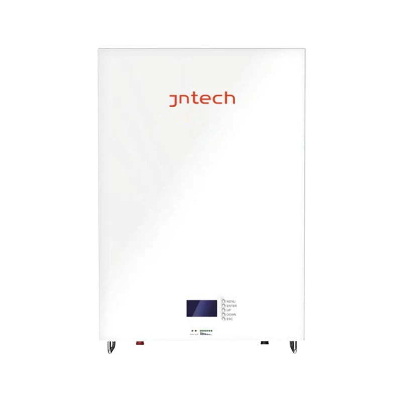 JNTech High-density 5-10kWh 48V-51.2V LiFePO4 Battery Wall-Mounted For Home and Commercial Use With BMS and Bareaker Protection