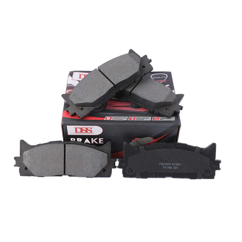 D1293 Automotive brake systems brake pad supplier Japanese car part front auto ceramics brake pad for Toyota