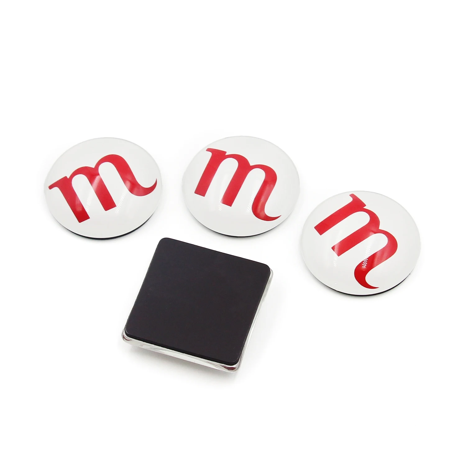 Free sample 3D Custom Crystal Sublimation Refrigerator Cute Dome Glass Magnets Glass Fridge Magnet