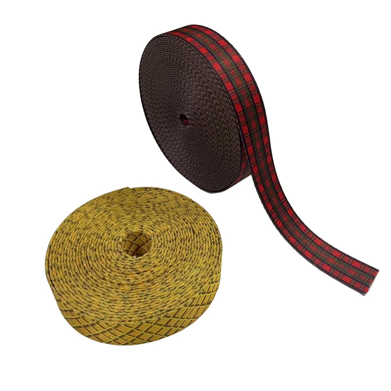 Woven Elastic Red Black Colors Strong Elastic Suitable for Bags Waistband Garment Home Textile Belt Underwear Webbing