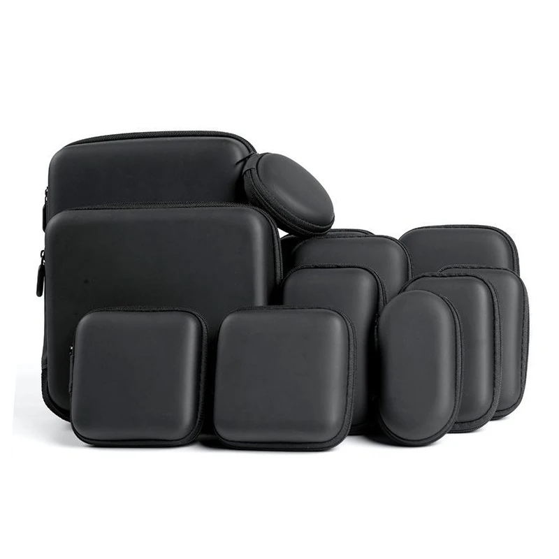 Wholesale Promotion Eco-Friendly Custom USB Charging Wireless Headset Case Hard EVA Shell Earphone Special Purpose Bags Cases