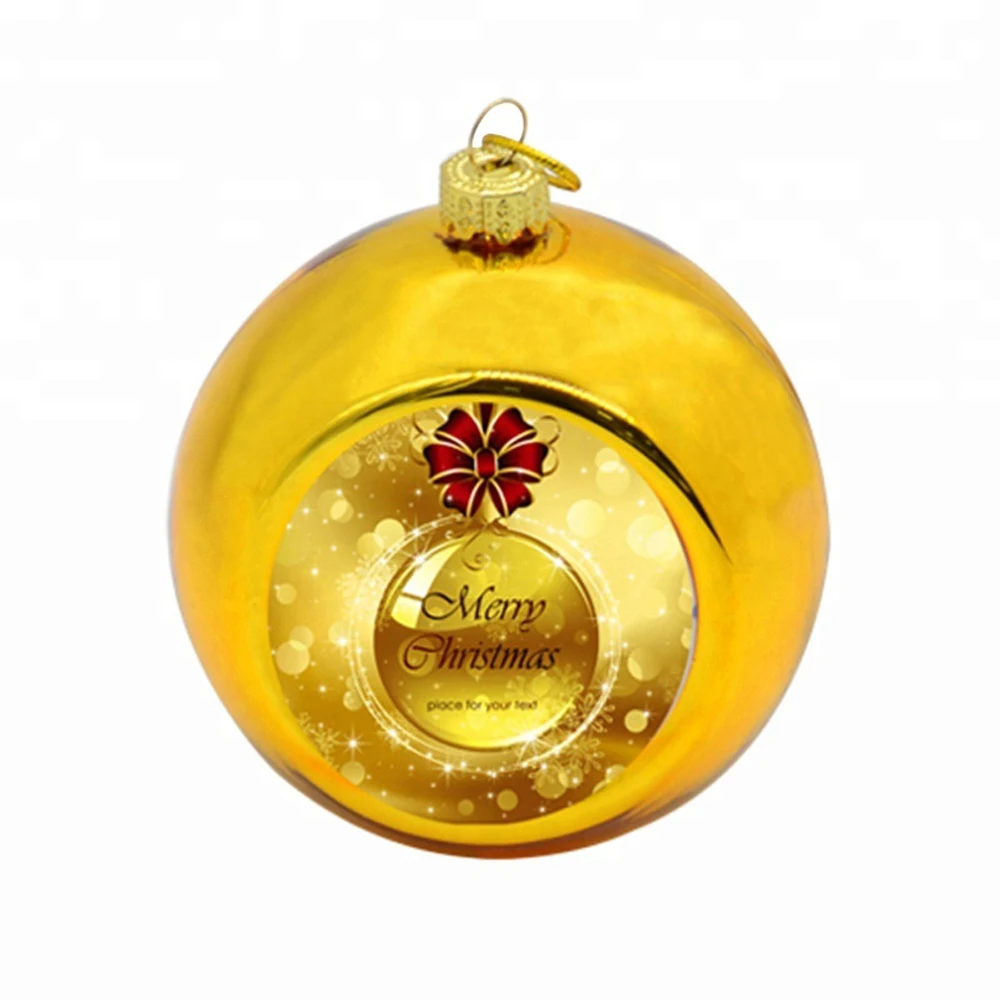 
Wholesale colorful Personalized Printable 8cm large Plastic glitter big Christmas tree ball ornaments balls 