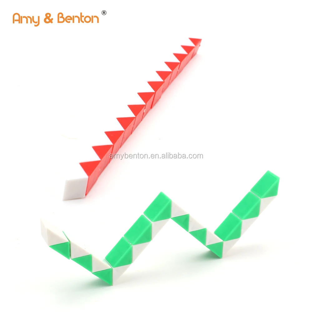 Magic Snake Twist Puzzle Collection Brain Teaser Toy Snake Ruler Fidgety Toys Sets for Kids