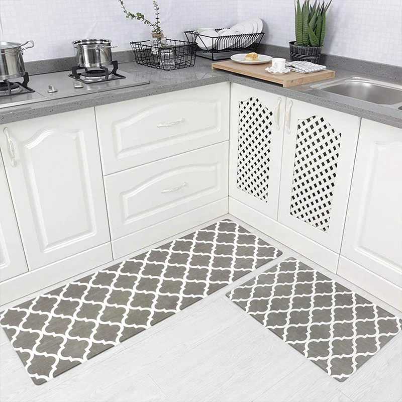 Alfombra Para Cocina Custom Printed Kitchen Rug Set Standing Mats Kitchen Carpet Anti Slip Anti Fatigue Kitchen Floor Mats
