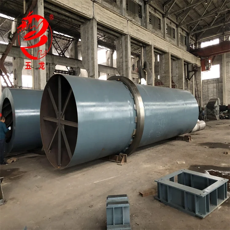 Small wood chips cement rotary drum dryer