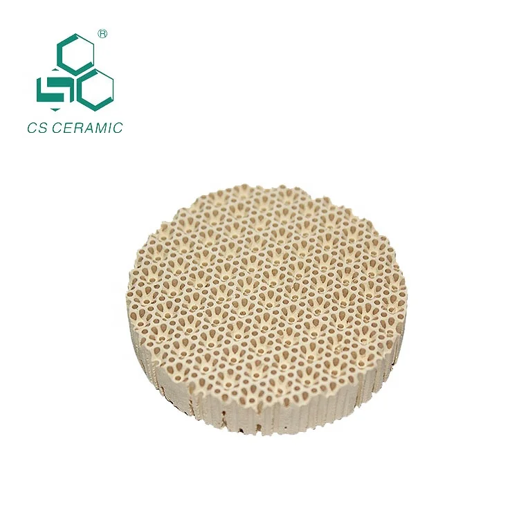 Energy efficient infrared ceramic burner plate for Gas Heater