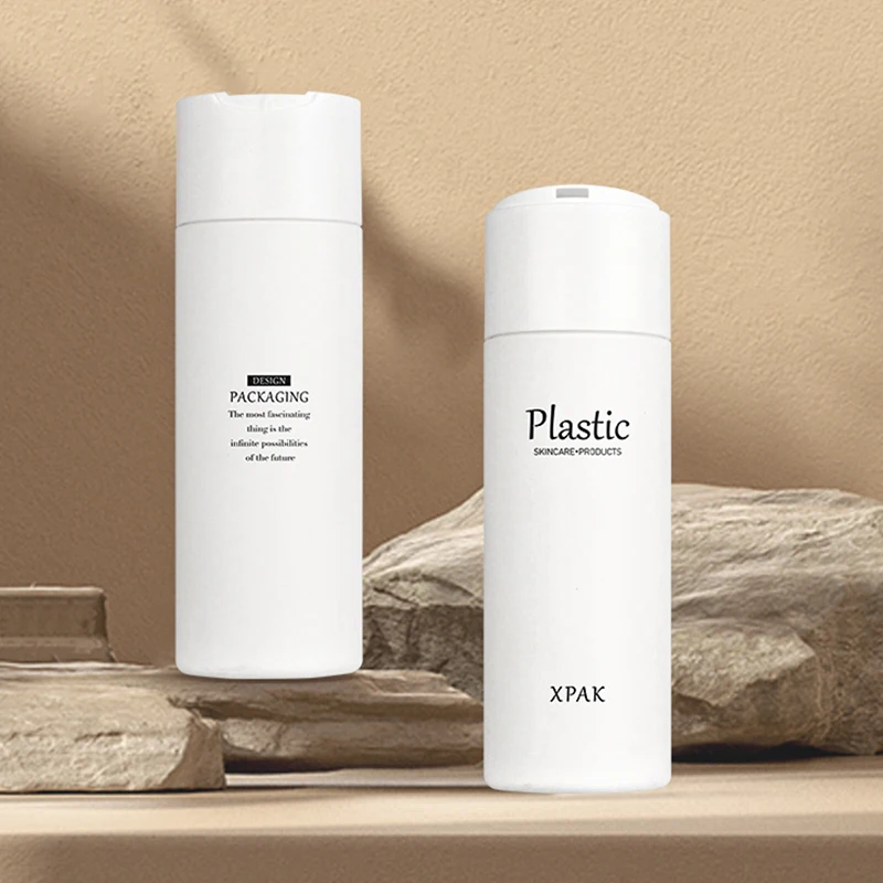 Eco friendly hdpe 150/200ml plastic cosmetic bottle body lotion packaging squeeze bottle for shampoo lotion