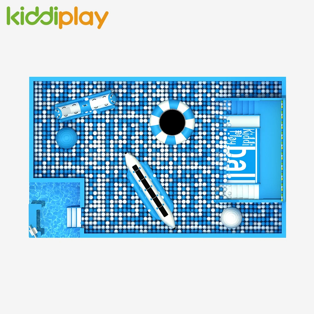 
Factory Price Kids Indoor Playground Happy Coloful Doggy Ball Pool Playground 