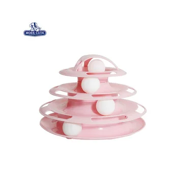 
 Morecute Заводские игрушки для домашних животных для кошек, орбитальный шар, интерактивная игра для домашних животных  