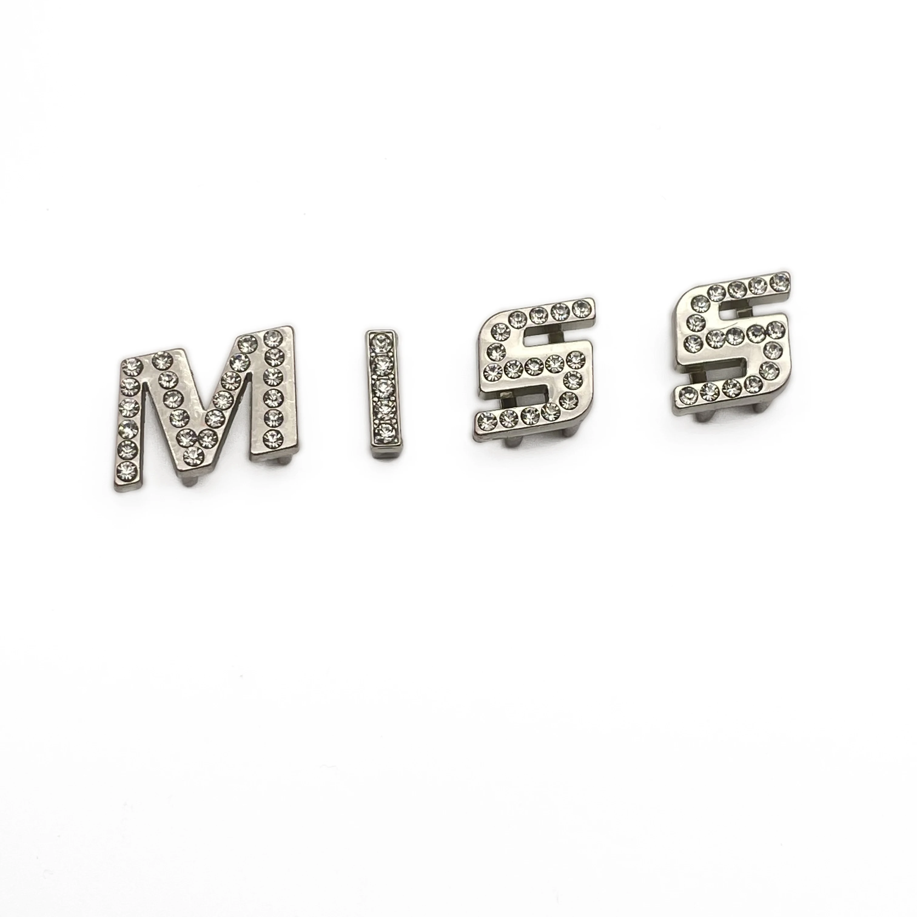 2022 Factory Wholesale High Standard Custom Letter Diamond Buttons