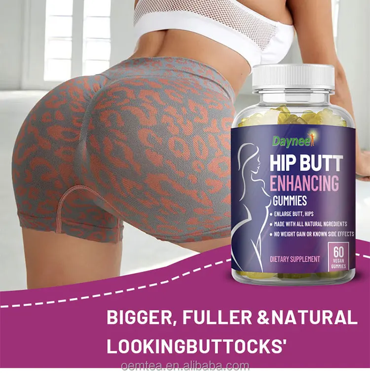 Winstown OEM ODM Butt And Hips Enlargement Gummies Hip butt enhancing gummies BBL Gummies For Butt And Hips Enlargement