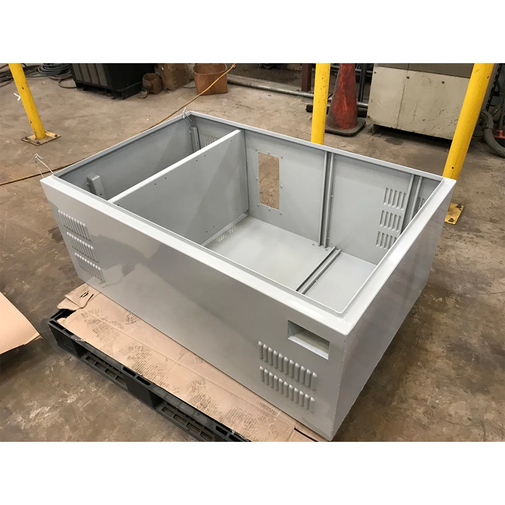 Custom Aluminum Sheet Metal Enclosure Control Stainless Steel Frame Box Fabrication