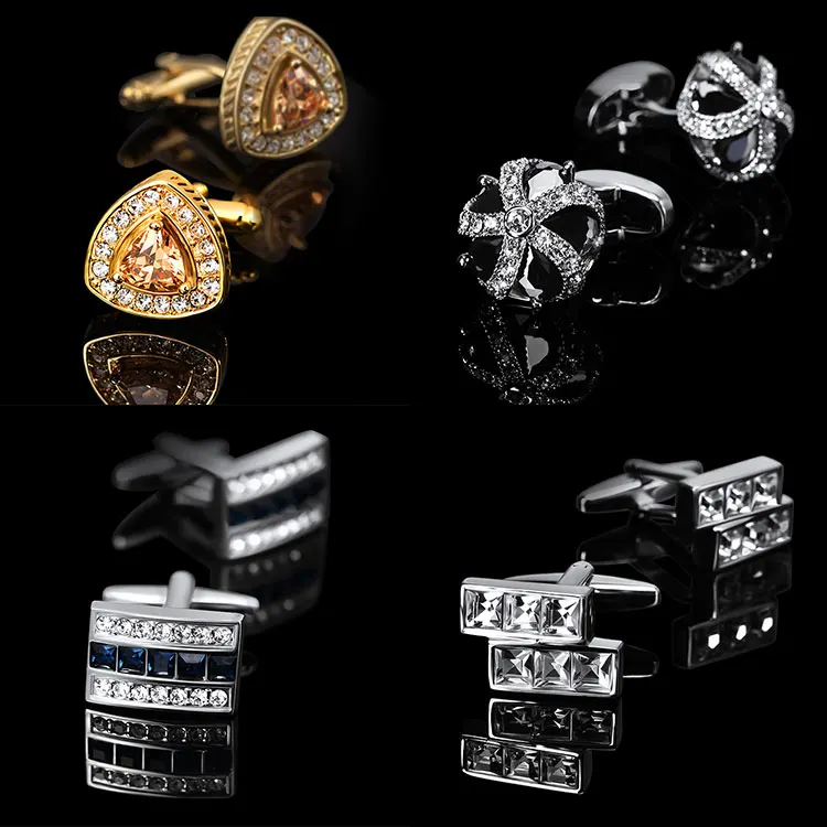 Бесплатный образец, продвижение, алмазная резка, индивидуальная металлическая Мужская запонка из нержавеющей стали без ржавчины