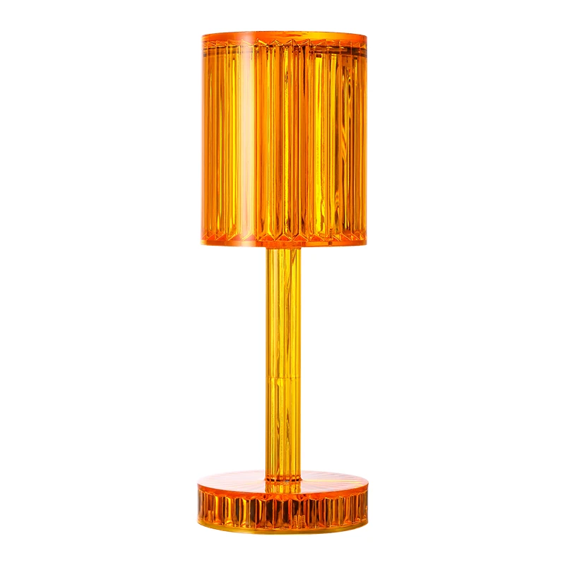 
Hot Selling Upscale Beautiful Table LED Lamp 4 Colors Light Source RGBW with Breathing Pattern Adjustable Crystal Lamp 