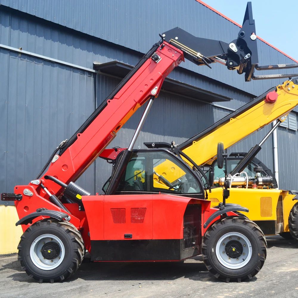 CE Standard Telescope Forklift 4Ton 4000kg Forklift Boom Truck 17m Telescopic Arm Diesel Forklift